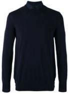 Sacai - Contrast Back Jumper - Men - Cotton/cupro - 2, Blue, Cotton/cupro