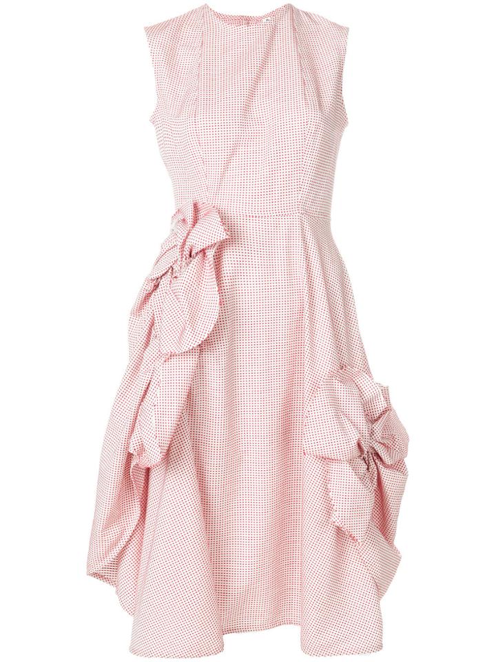 Roberts Wood Twisted Detail Dress - Red