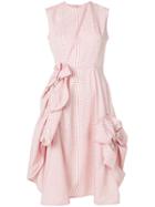 Roberts Wood Twisted Detail Dress - Red