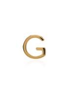 Loquet G Letter Charm - Gold