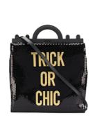 Moschino Sequinned Trick Or Chic Tote Bag - Black