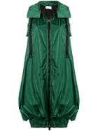 No Ka' Oi Zipped Parachute Parka Gilet - Green