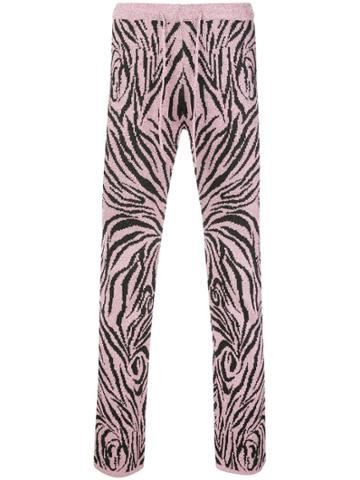 Lazoschmidl Tiger Print Archie Track Pants - Pink