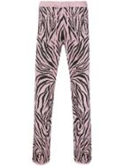 Lazoschmidl Tiger Print Archie Track Pants - Pink