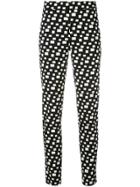 D.exterior Embroidered Skinny Trousers - Blue