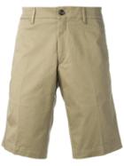 Moncler Tailored Bermuda Shorts, Men's, Size: 50, Nude/neutrals, Cotton/spandex/elastane
