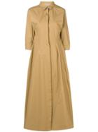 Jil Sander Shirt-style Garden Dress - Neutrals