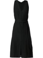 Egrey Midi Dress, Women's, Size: 38, Black, Linen/flax/polyamide/viscose