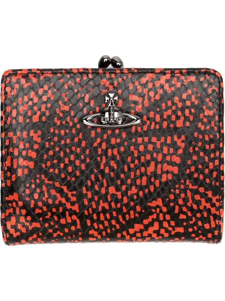 Vivienne Westwood Cristal Wallet With Coin Pocket