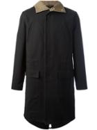 Raf Simons Zipped Hooded Coat, Men's, Size: 44, Black, Cotton