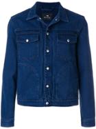 Ps By Paul Smith Casual Denim Jacket - Blue