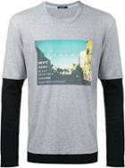 Guild Prime - Photographic Layered T-shirt - Men - Cotton - 3, Grey, Cotton