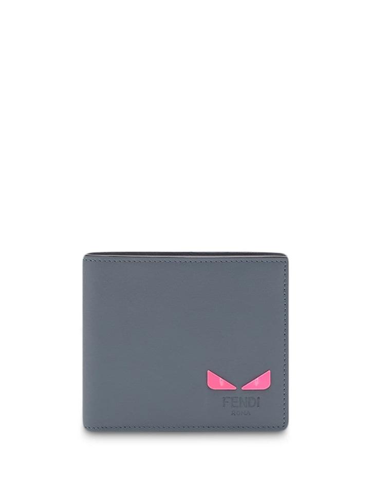 Fendi I See You Eyes Wallet - Grey