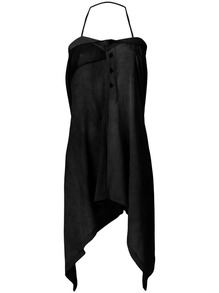 Lost & Found Ria Dunn Asymmetric Halterneck Dress - Black