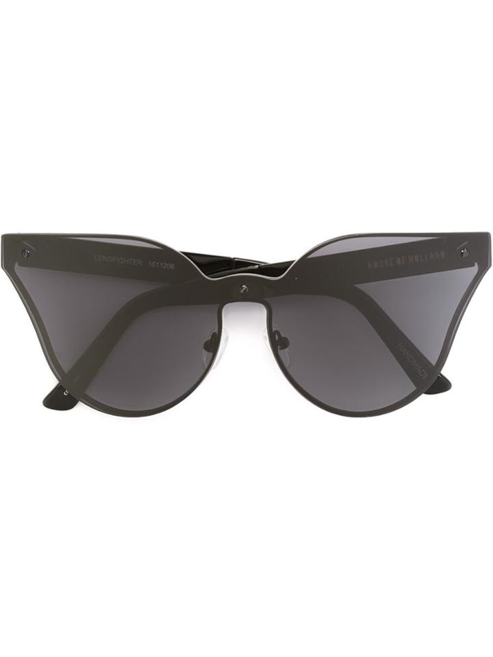 House Of Holland 'lensfighter' Sunglasses - Black