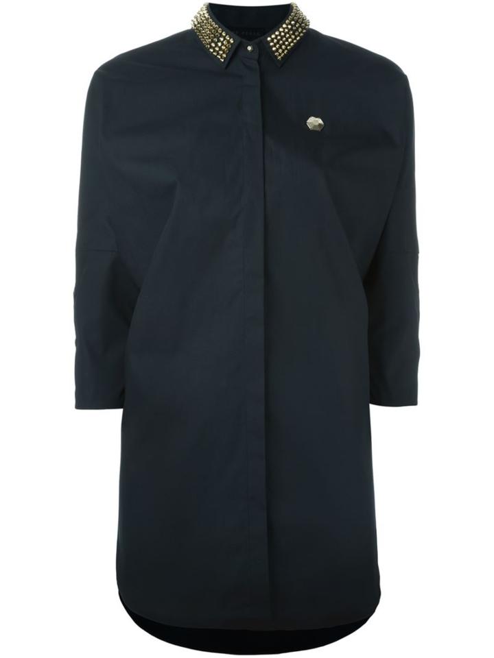 Philipp Plein Studded Collar Shirt