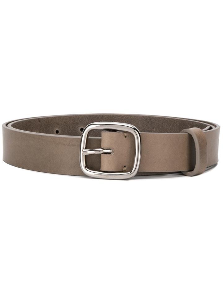 Comme Des Garçons Shirt Diagonal Cut Belt - Grey