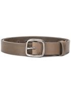 Comme Des Garçons Shirt Diagonal Cut Belt - Grey