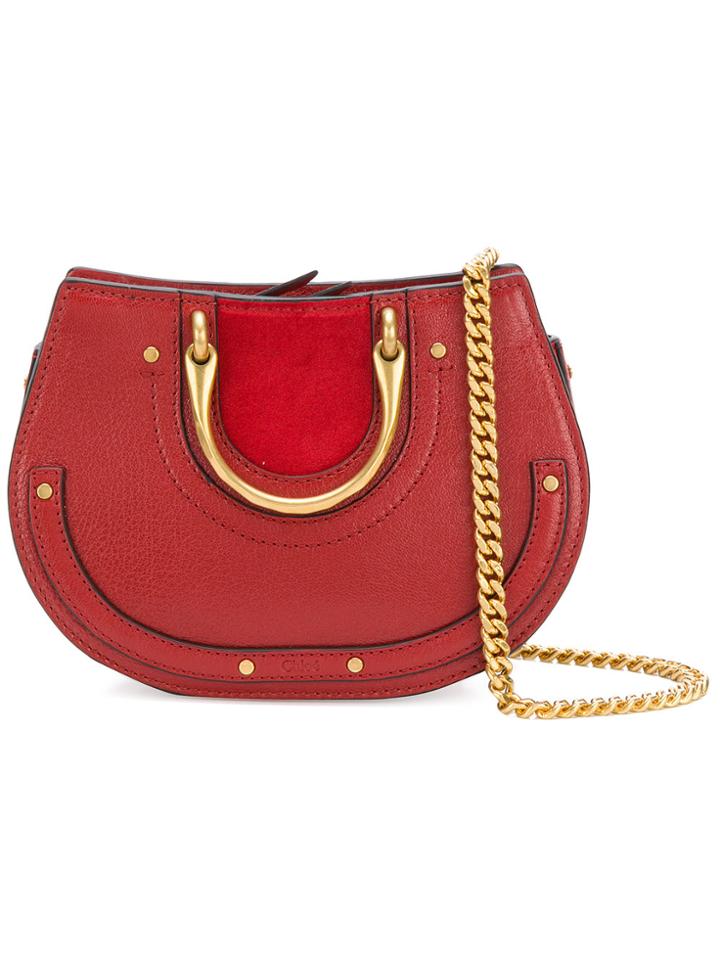 Chloé Nile Small Bracelet Bag - Red