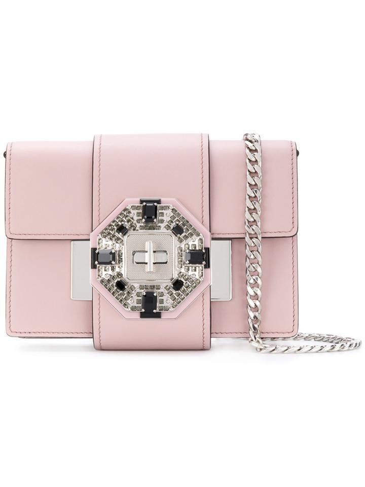 Prada Chain Shoulder Bag - Pink & Purple