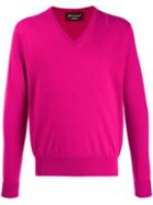 Doriani Cashmere Cashmere V-neck Pullover - Pink