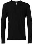 Label Under Construction - Exposed Seam Jumper - Men - Cotton - 52, Black, Cotton