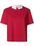Vivetta Contrast Short-sleeve Top - Red