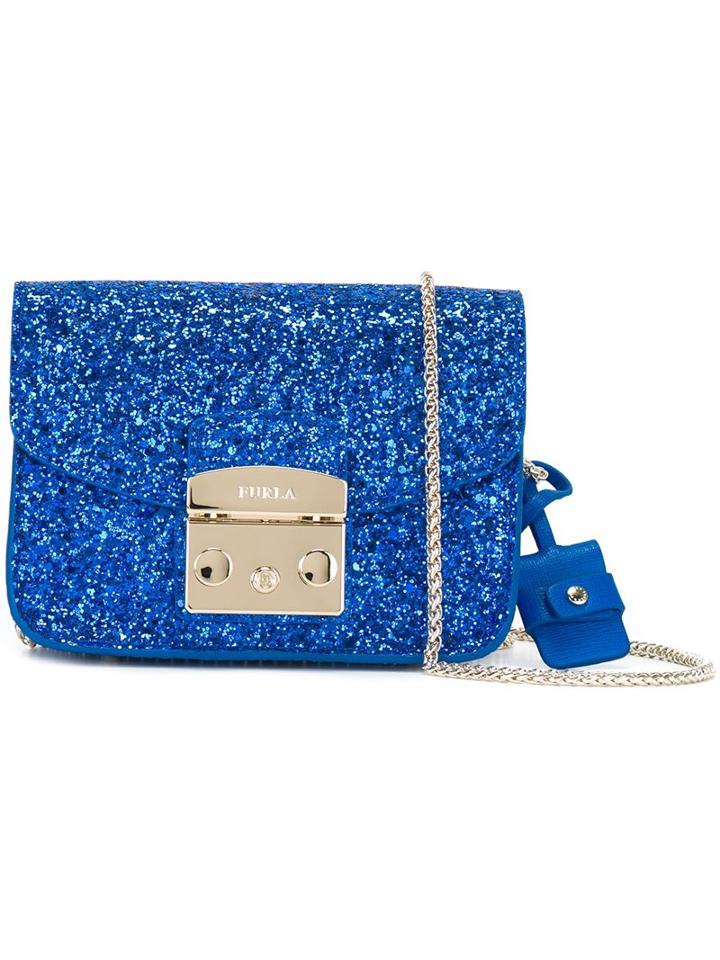 Furla Mini 'metropolis' Crossbody Bag, Women's, Blue