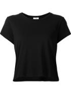 Re/done Plain T-shirt, Women's, Size: Small, Black, Cotton