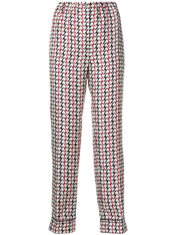 Prada Patterned Trousers - Multicolour
