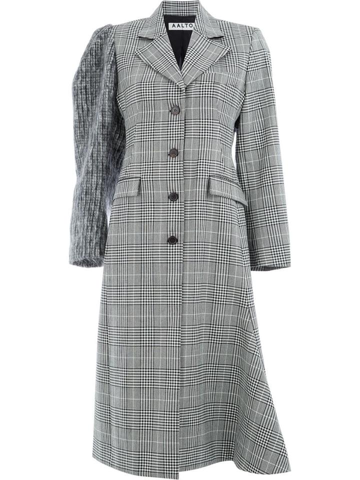 Aalto Aalto W18c2co01318 Black/white Check Wool/mohair/nylon/viscose