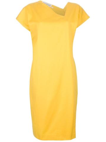 Gianni Versace Vintage Asymmetric Neck Dress