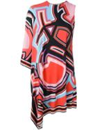 Emilio Pucci Asymmetric Single-sleeved Short Dress