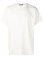 Billy Los Angeles Ripped Neck T-shirt - White