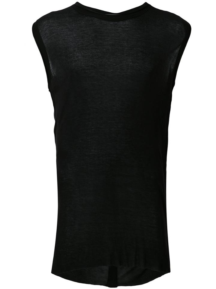 Di Liborio Fine Knit Tank - Black