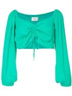 Suboo Lost City Cropped Top - Green