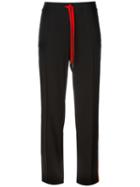 Kenzo Side Stripe Track Pants, Women's, Size: 40, Black, Polyester/triacetate