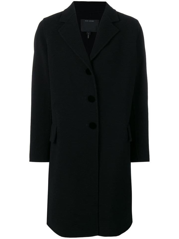 Marc Jacobs Oversized Single-breasted Coat - Black