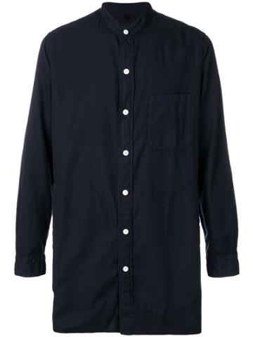 Ts(s) Long Button Shirt - Blue