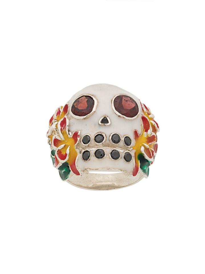 Ktz Skull Ring - Silver