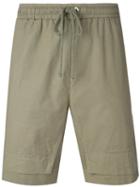 Lost & Found Rooms - Layered Shorts - Men - Cotton/spandex/elastane - L, Green, Cotton/spandex/elastane