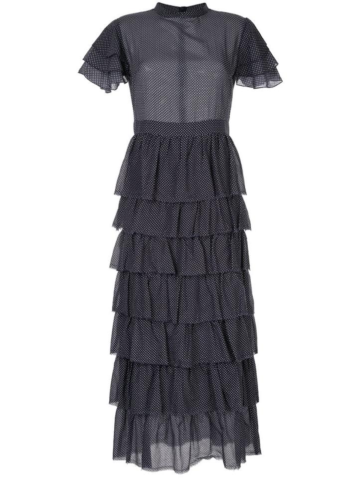 Sir. Frederique Tiered Dress - Blue
