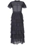Sir. Frederique Tiered Dress - Blue