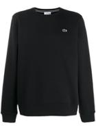 Lacoste Embroidered Logo Sweatshirt - Black