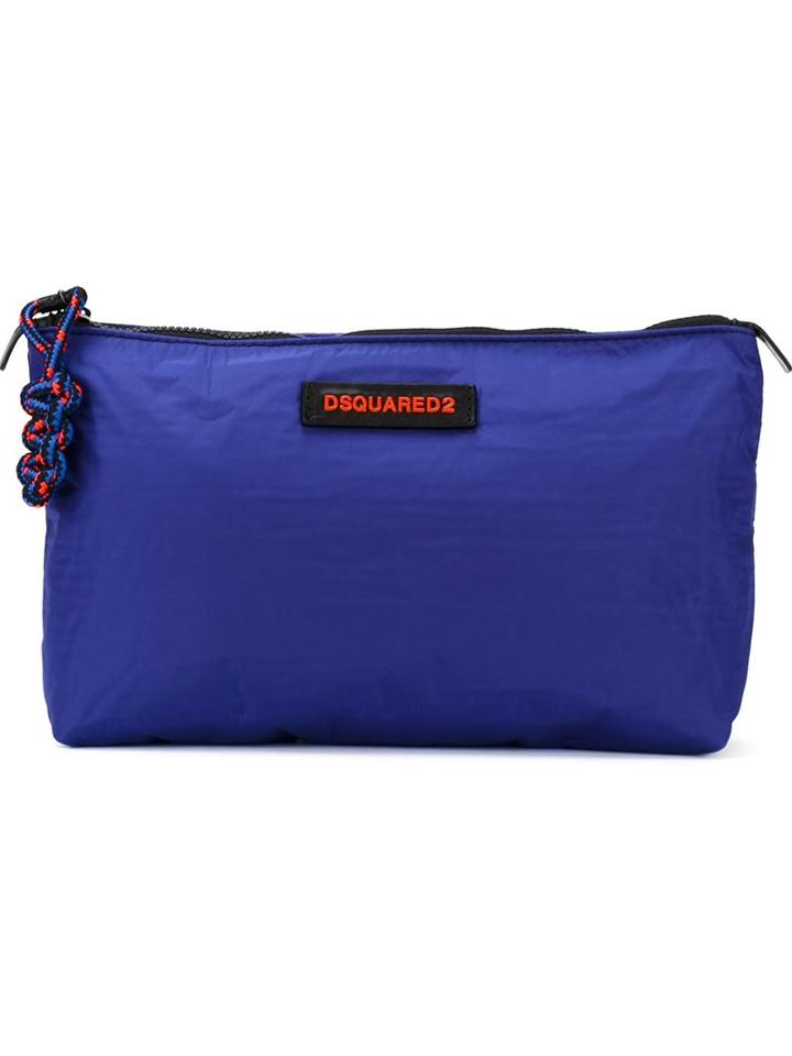 Dsquared2 'hiro' Clutch, Men's, Blue, Nylon