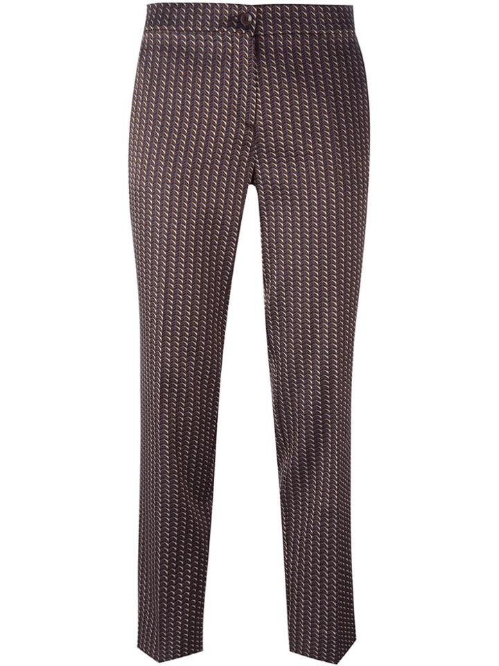 Etro Jacquard Trousers - Multicolour