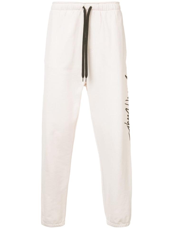 Second/layer Large Script Sweatpants - Pink