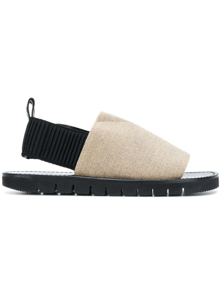 3.1 Phillip Lim Elastic Strap Sandal - Neutrals