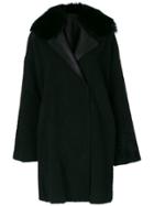 Guy Laroche Oversized Coat - Black