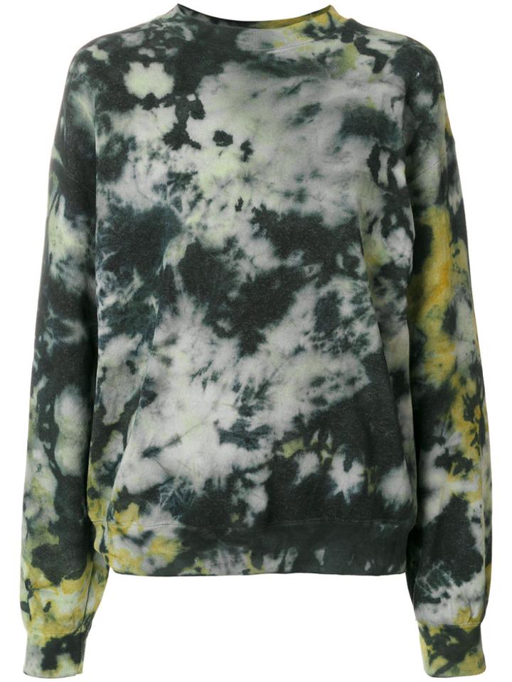 Ottolinger Tie-dye Print Jumper - Green